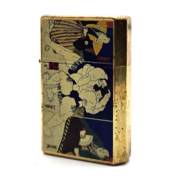 オイルライター 相撲絵 GEARTOP UKIYOE【お取り寄せ】