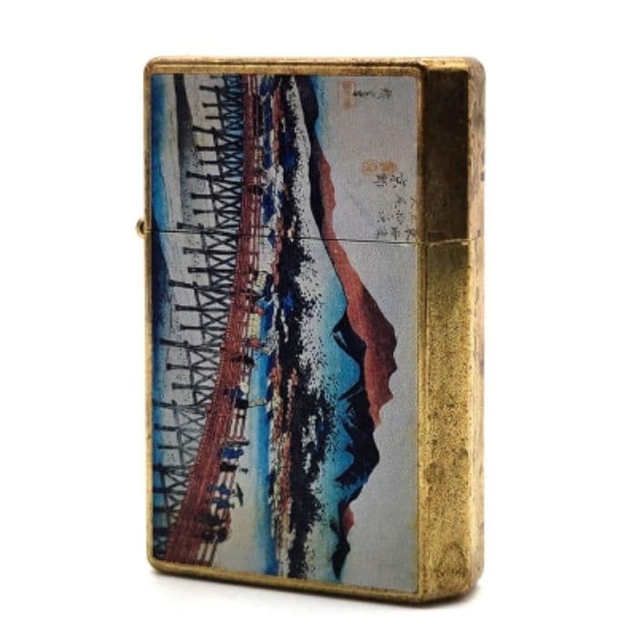 オイルライター 京都三条大橋 GEARTOP UKIYOE【お取り寄せ】