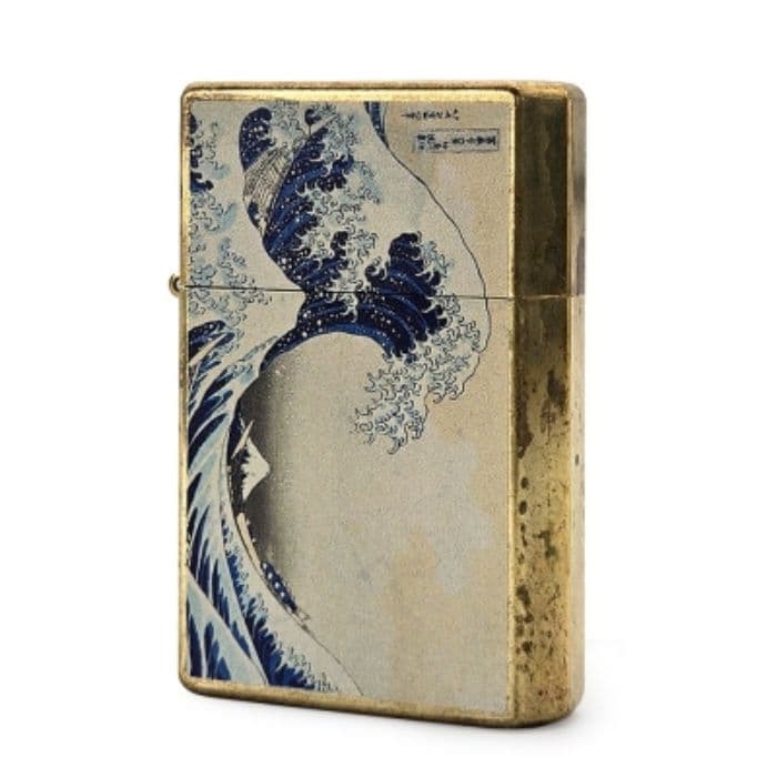 オイルライター 波富士 富嶽三十六景 神奈川沖浪裏 GEARTOP UKIYOE 神奈川沖浪裏【お取り寄せ】
