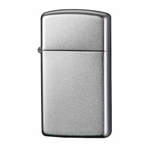 ZIPPO #1605 スリムケース 無地 クロームメッキ サンドブラッシュ仕上げ【お取り寄せ】
