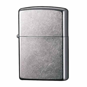 ZIPPO #207 ストリートクローム スタンダード 無地 バレル仕上げ【お取り寄せ】