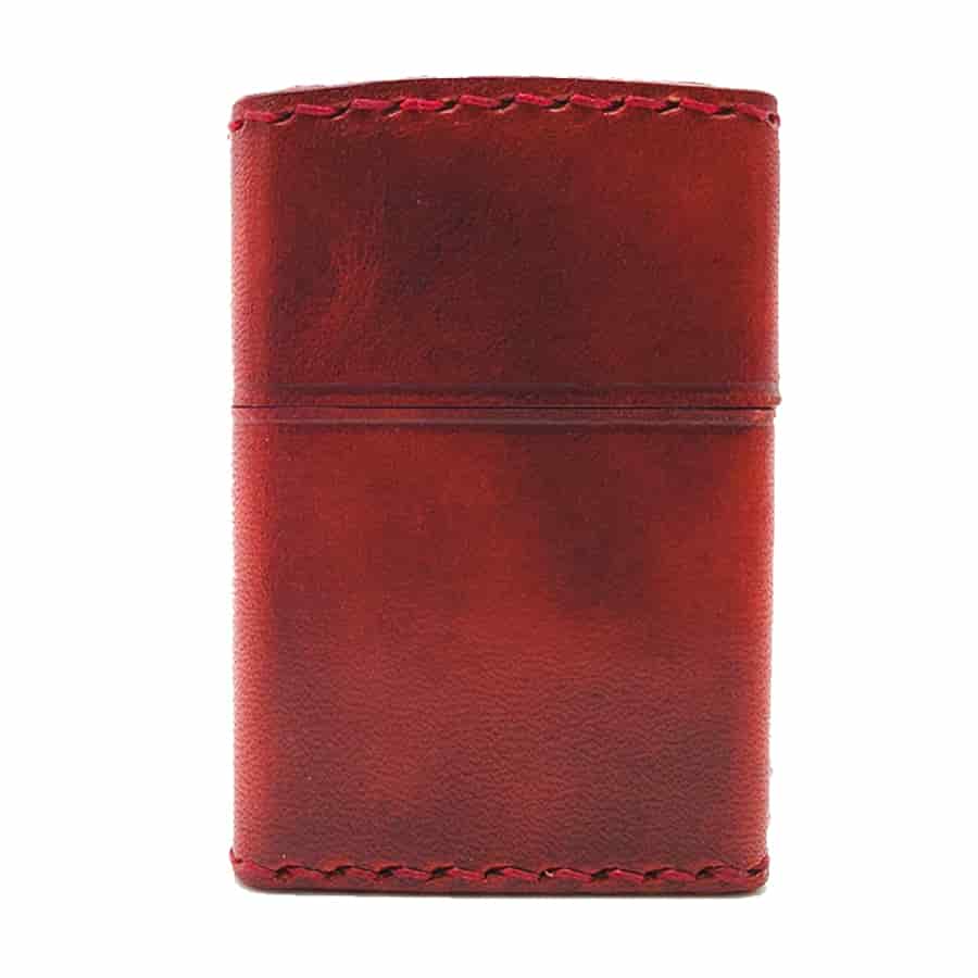ZIPPO 革巻き レッド/ブラック 2CM-3RD/2CM-3RD【お取り寄せ】
