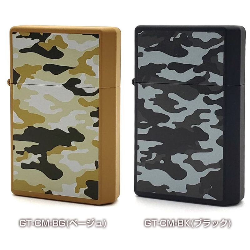 オイルライター 迷彩柄 GEAR TOP カモフラージュ ベージュ/ブラック GT-CM-BG/GT-CM-BG【お取り寄せ】