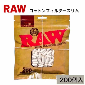 手巻きたばこ用フィルター RAW コットンフィルタースリム