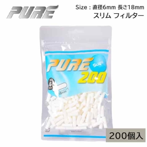 手巻きたばこ用フィルター ピュア/スリム・フィルター 200個入り