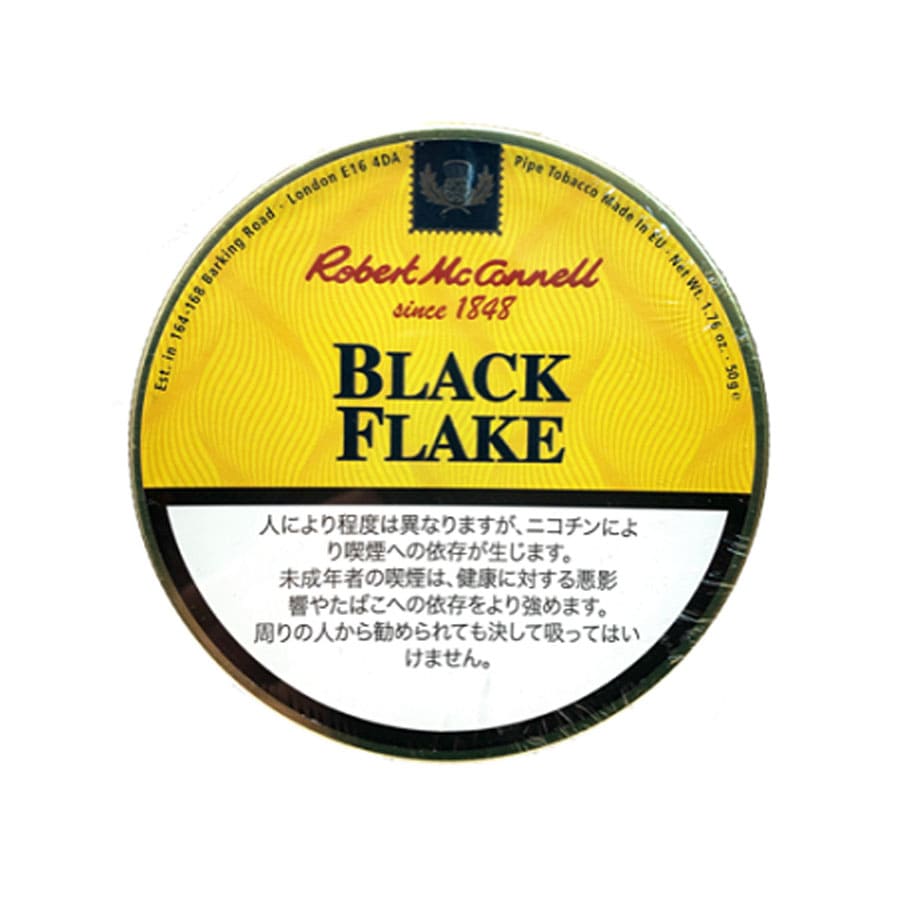 【お取り寄せ】パイプたばこ ロバート マッコーネル・ブラックフレイク 50g #4717