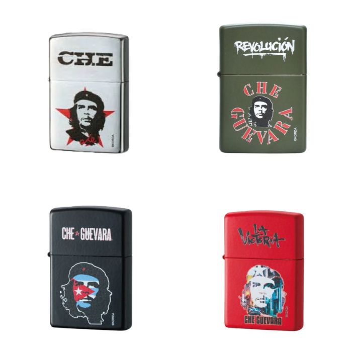 チェ ZIPPO シルバー/カーキ/ブラック/レッド【お取り寄せ】