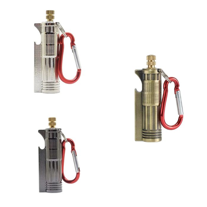 IMCO カラビナ付オイルライター イムコ・オイルマッチ シルバー/ゴールド黒ニッケル #61365/#61366/#61367【お取り寄せ】