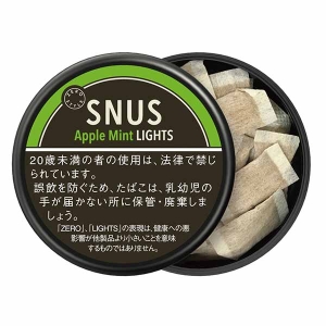 ゼロスタイル スヌース(SNUS)アップルミント ライト 18個入り
