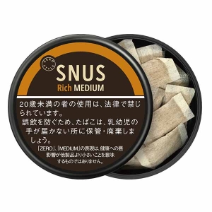ゼロスタイル スヌース(SNUS) リッチ ミディアム 18個入り