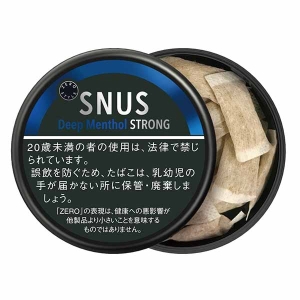 ゼロスタイル スヌース(SNUS)ディープメンソール ストロング 18個入り