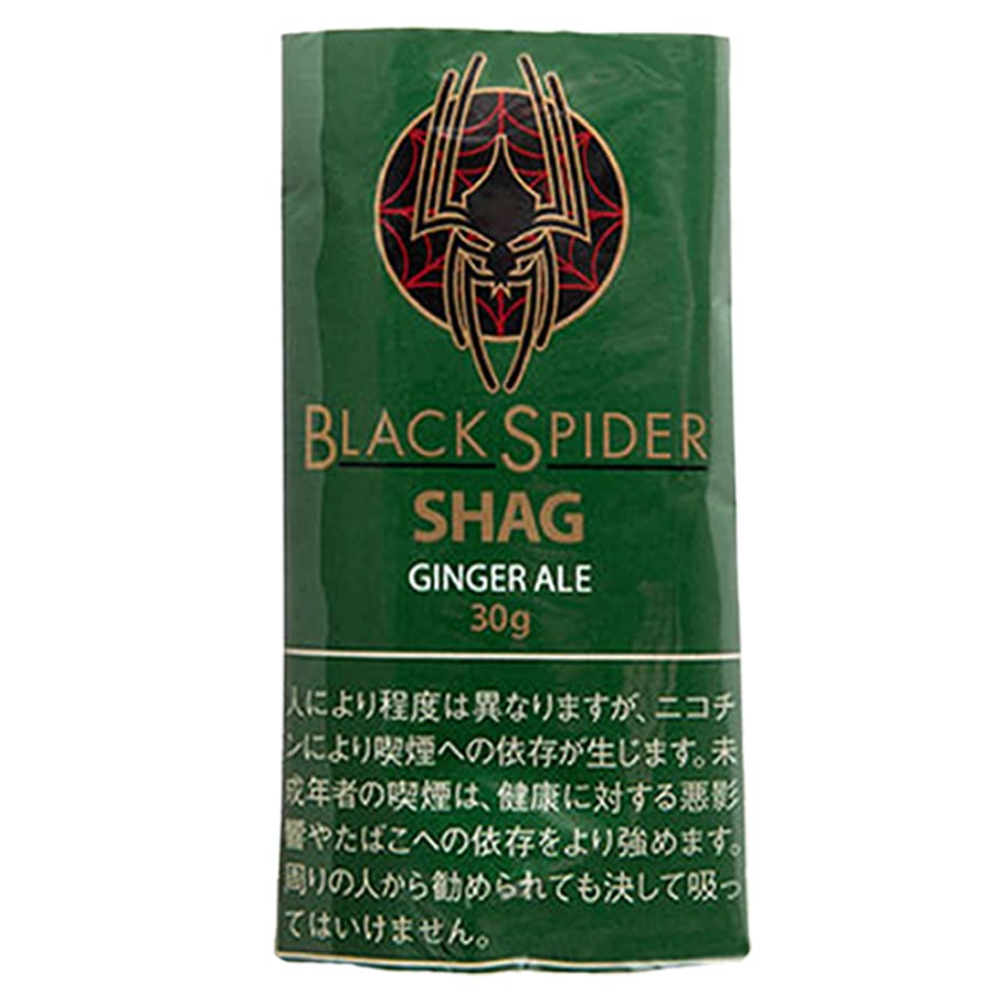 手巻き用シャグ ブラックスパイダー ジンジャーエール 30g