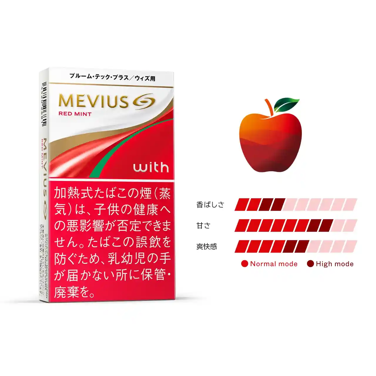 加熱式たばこ メビウス ゴールド レッド ミント ウィズ用