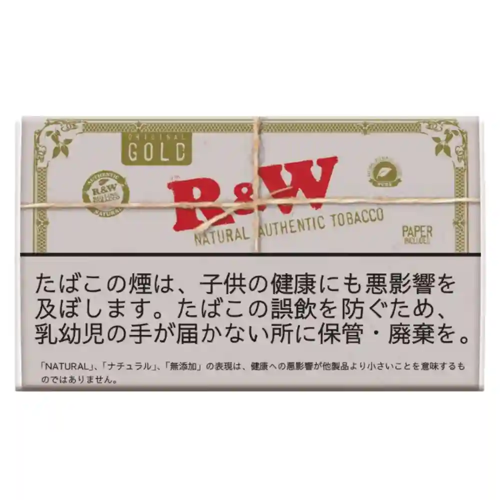手巻き用シャグ RAW R&W ゴールド　30g