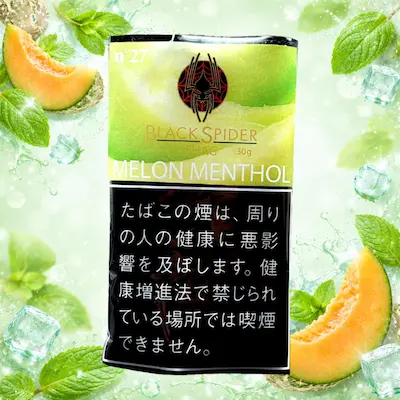 手巻き用シャグ ブラックスパイダー メロンメンソール 30g