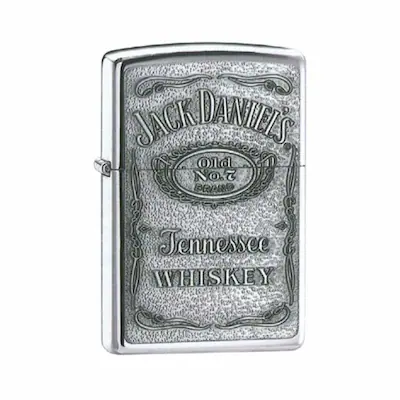 ZIPPO ジャックダニエル 250JD427 ラベルピューター(JACK DANIEL'S Label Pewter) ハイポリッシュ【お取り寄せ】