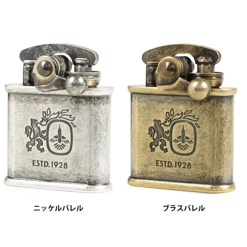 コリブリ オイルライター ハチドリ＆ライオン ニッケルバレル/ブラスバレル　308-0062/308-0063【お取り寄せ】