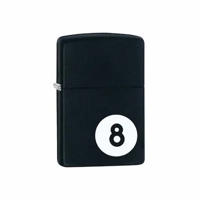 ZIPPO ビリヤード 8ボール ブラックマット 28432【お取り寄せ】