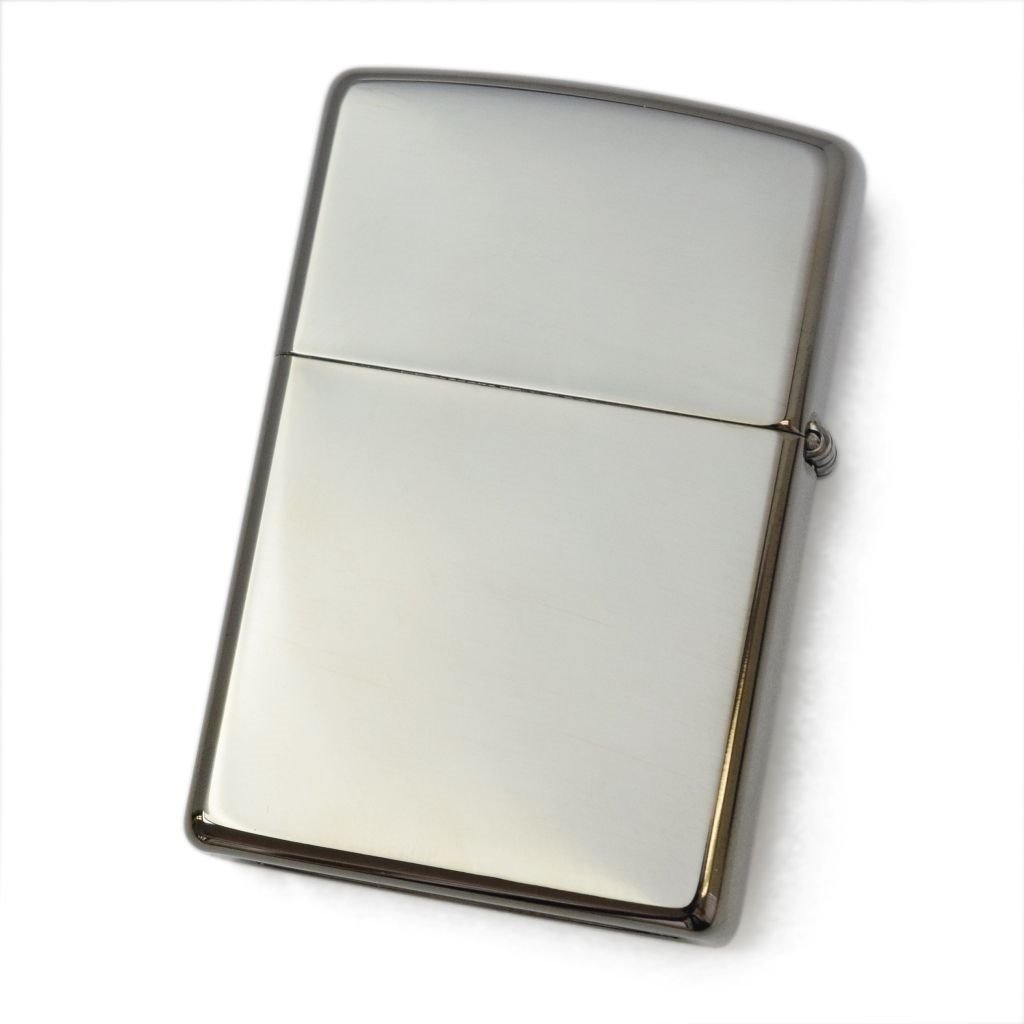 ZIPPO ブラックアイス加工 #150BK-ICE スタンダード 無地 ミラー仕上げ【お取り寄せ】