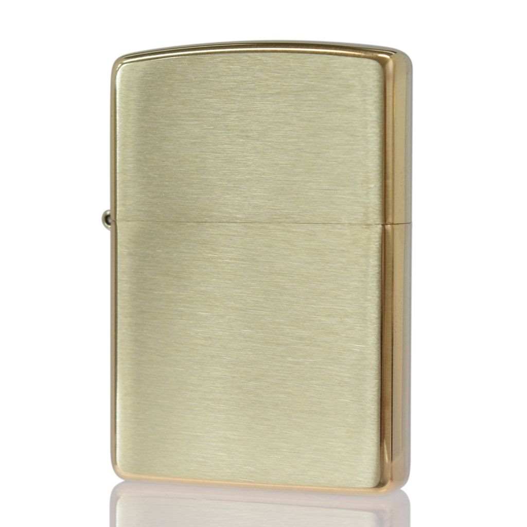 ZIPPO スタンダード 無地 #204B ブラスケース サテーナ仕上げ