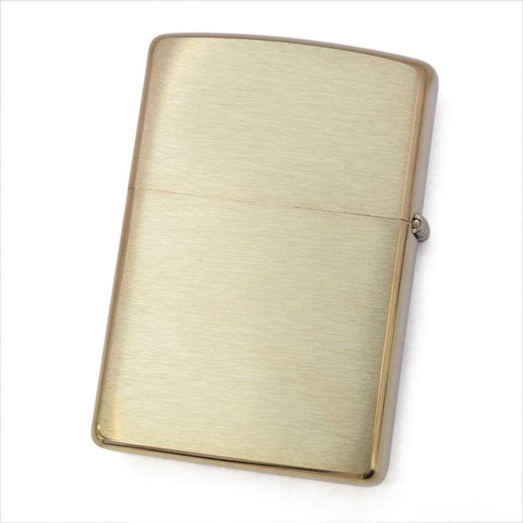 ZIPPO スタンダード 無地 #204B ブラスケース サテーナ仕上げ