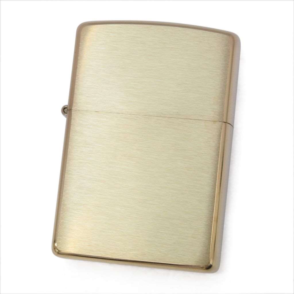 ZIPPO スタンダード 無地 #204B ブラスケース サテーナ仕上げ