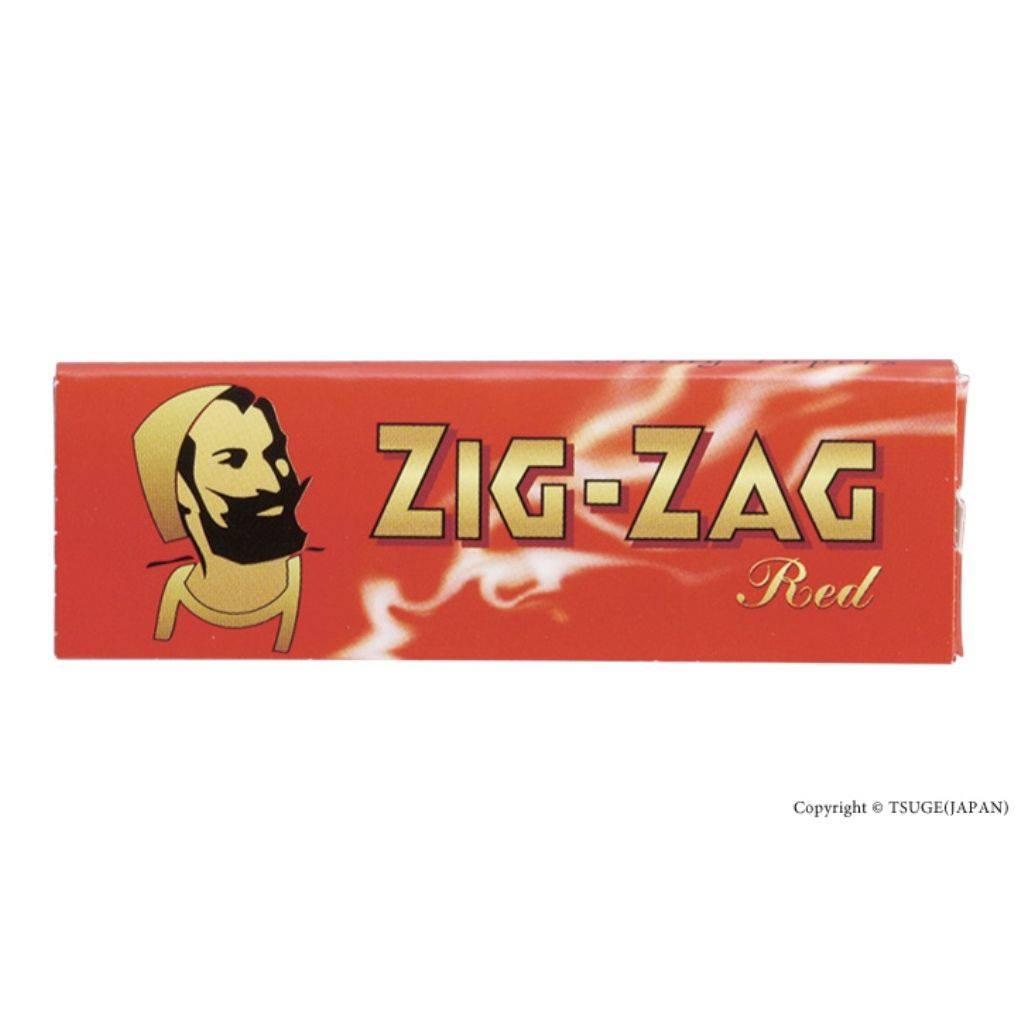 手巻きたばこ用ペーパー ZIGZAG レッド シングル 50枚 フリーバーニング